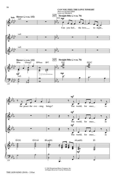 The Lion King (2019) (Choral Highlights) 合唱 | 小雅音樂 Hsiaoya Music