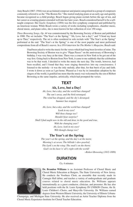 Two Songs by Amy Beach | 小雅音樂 Hsiaoya Music