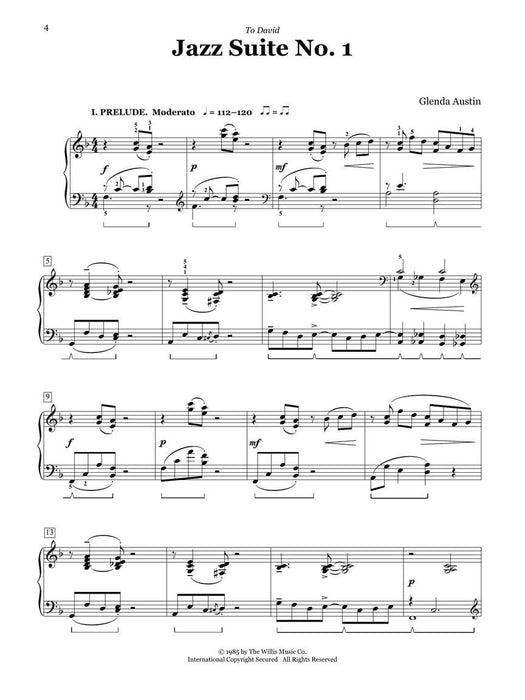 Three Jazz Suites for Piano Early to Later Intermediate Level 爵士音樂組曲 鋼琴 | 小雅音樂 Hsiaoya Music