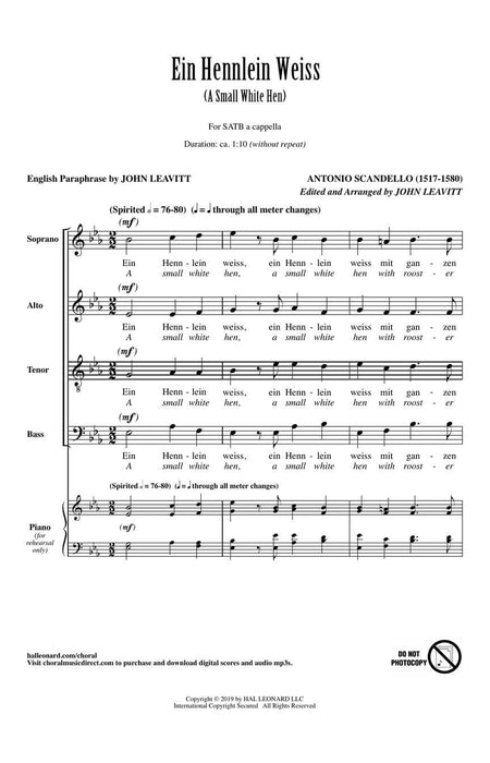 Ein Hennlein Weiss (A Small White Hen) | 小雅音樂 Hsiaoya Music