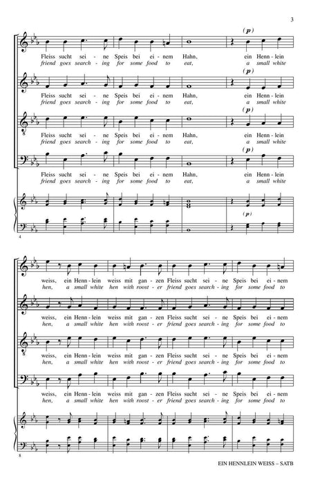 Ein Hennlein Weiss (A Small White Hen) | 小雅音樂 Hsiaoya Music