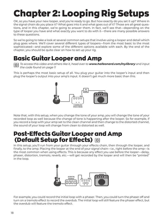 Looper Pedal Guitar Lessons Book with Video Lessons Included 吉他 | 小雅音樂 Hsiaoya Music