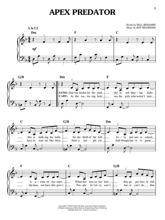 Mean Girls - Easy Piano Selections 鋼琴 | 小雅音樂 Hsiaoya Music