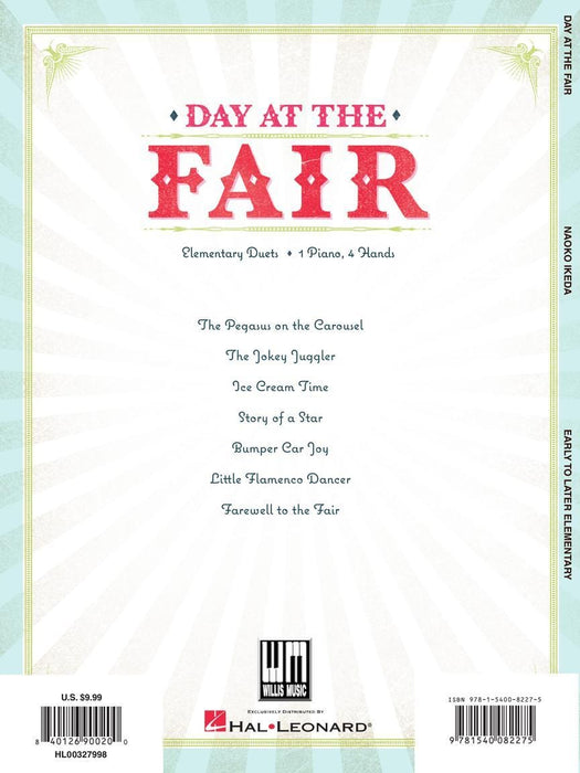 Day at the Fair Early to Later Elementary 1 Piano, 4 Hands 鋼琴 | 小雅音樂 Hsiaoya Music