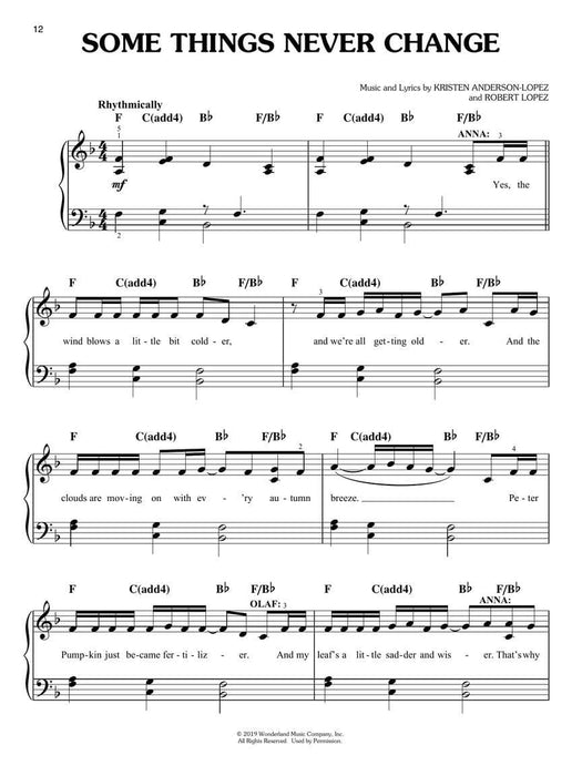 Frozen 2 Easy Piano Songbook Music from the Motion Picture Soundtrack 鋼琴 | 小雅音樂 Hsiaoya Music