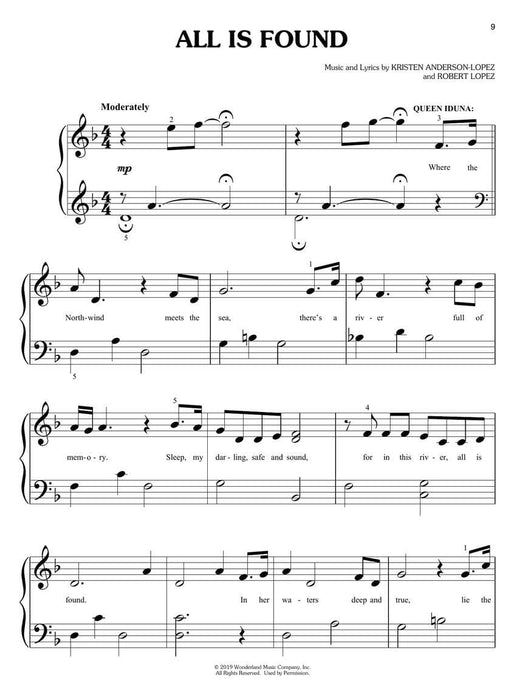 Frozen 2 Big-Note Piano Songbook Music from the Motion Picture Soundtrack 音符鋼琴 | 小雅音樂 Hsiaoya Music