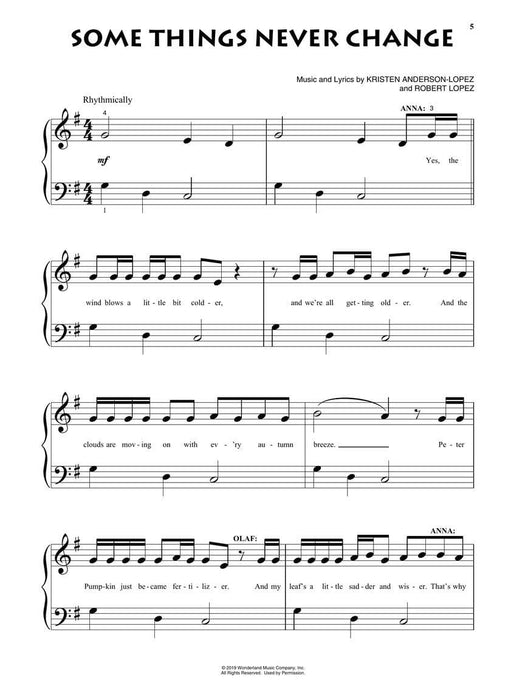 Frozen 2 Beginning Piano Solo Songbook Music from the Motion Picture Soundtrack 鋼琴 獨奏 | 小雅音樂 Hsiaoya Music