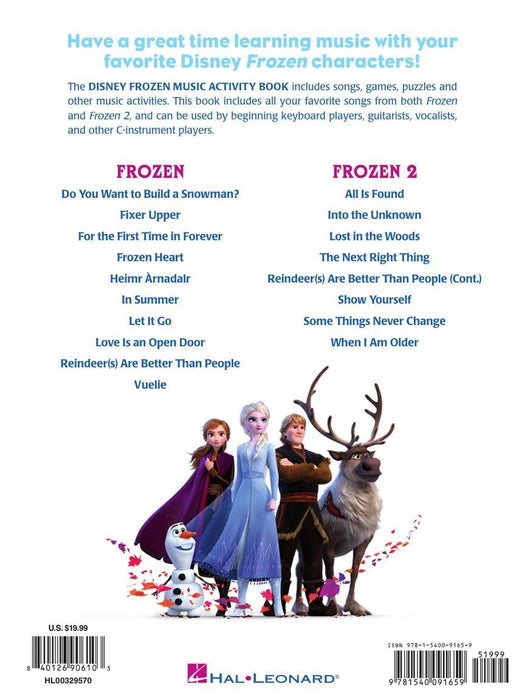 Frozen Music Activity Book | 小雅音樂 Hsiaoya Music