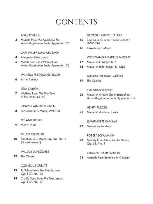 Classical Piano Masters - Upper Elementary Level 21 Pieces by 17 Composers 古典鋼琴 小品 | 小雅音樂 Hsiaoya Music