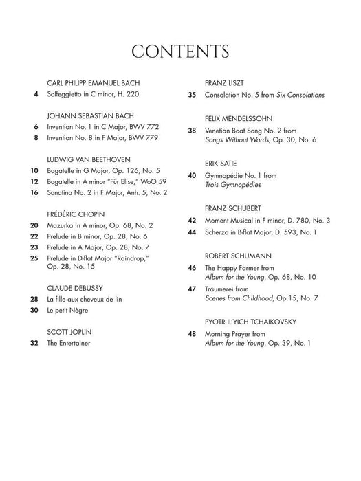 Classical Piano Masters - Intermediate Level 21 Pieces by 12 Composers 古典鋼琴 小品 | 小雅音樂 Hsiaoya Music