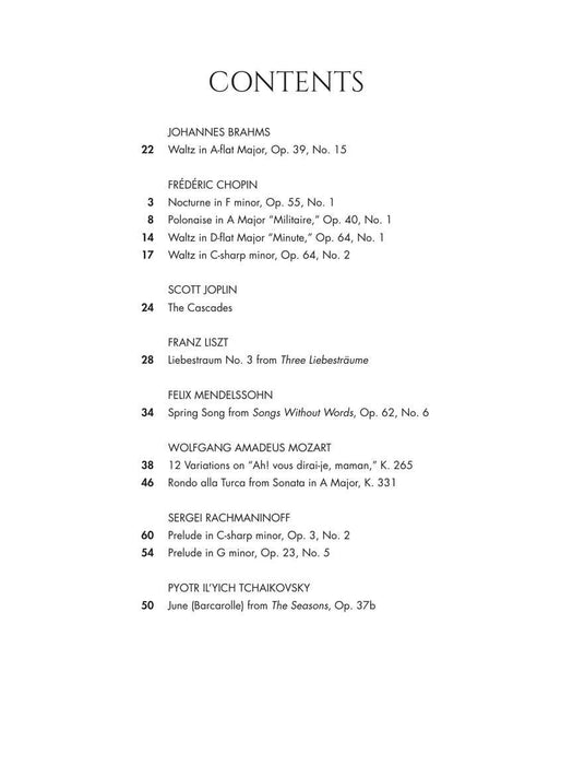 Classical Piano Masters - Upper Intermediate Level 13 Pieces by 8 Composers 古典鋼琴 小品 | 小雅音樂 Hsiaoya Music