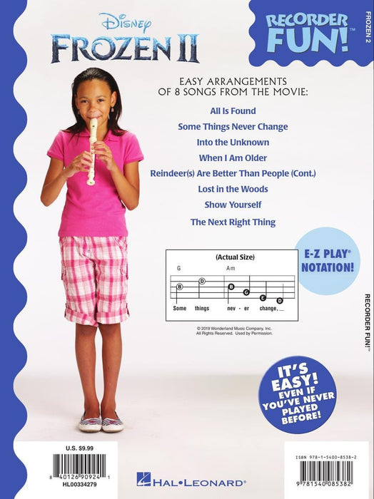 Frozen 2 - Recorder Fun! Music from the Motion Picture Soundtrack | 小雅音樂 Hsiaoya Music