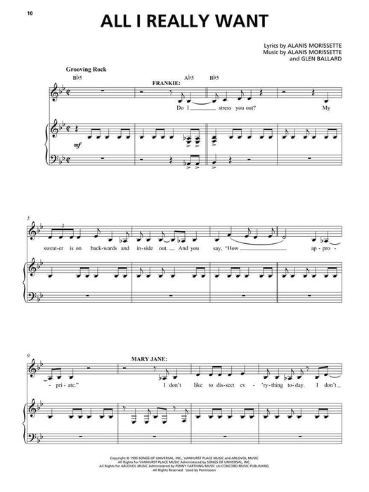 Jagged Little Pill Our New Musical - Vocal Selections | 小雅音樂 Hsiaoya Music