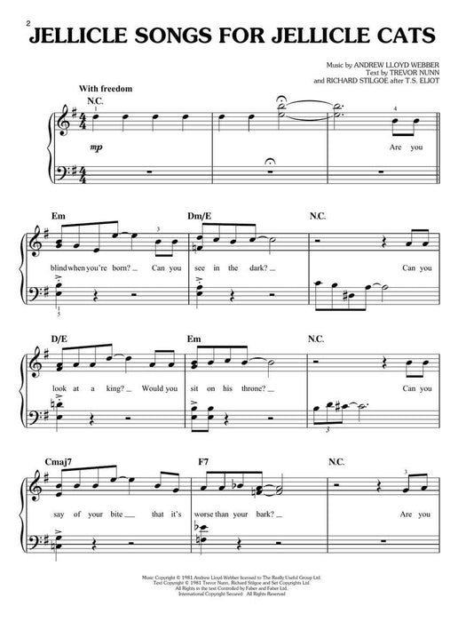 Cats Easy Piano Selections from the Motion Picture Soundtrack 鋼琴 | 小雅音樂 Hsiaoya Music