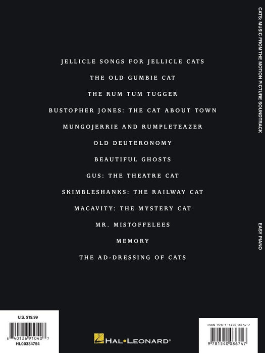 Cats Easy Piano Selections from the Motion Picture Soundtrack 鋼琴 | 小雅音樂 Hsiaoya Music