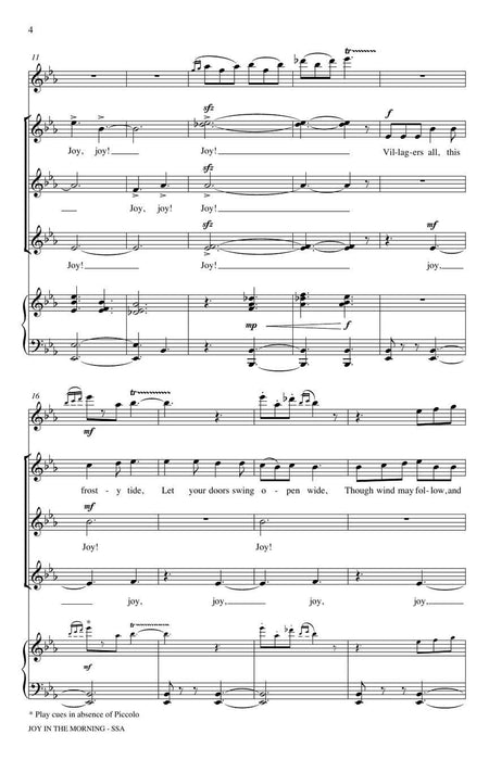 Joy in the Morning | 小雅音樂 Hsiaoya Music