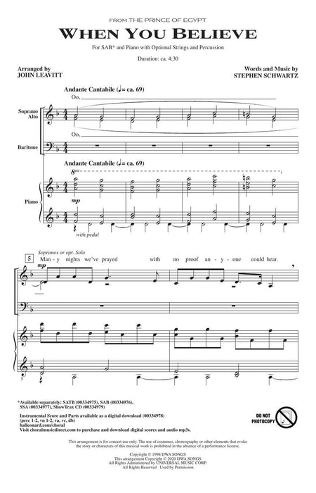 When You Believe from The Prince of Egypt | 小雅音樂 Hsiaoya Music