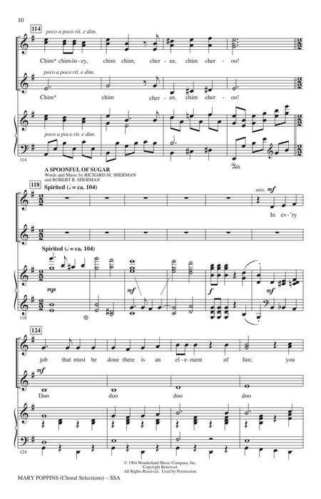 Mary Poppins (Choral Selections) 合唱 | 小雅音樂 Hsiaoya Music