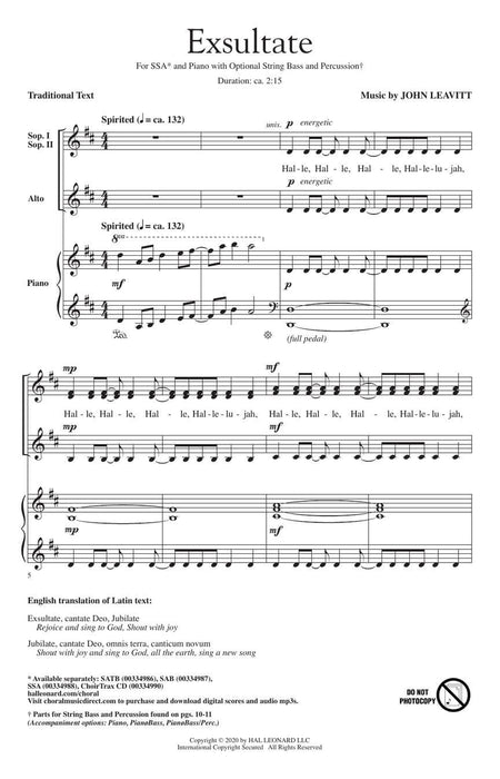 Exsultate | 小雅音樂 Hsiaoya Music