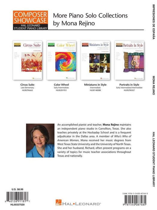 Impresiones de Espana Composer Showcase Hal Leonard Student Piano Library Intermediate Level 作曲家 鋼琴 | 小雅音樂 Hsiaoya Music