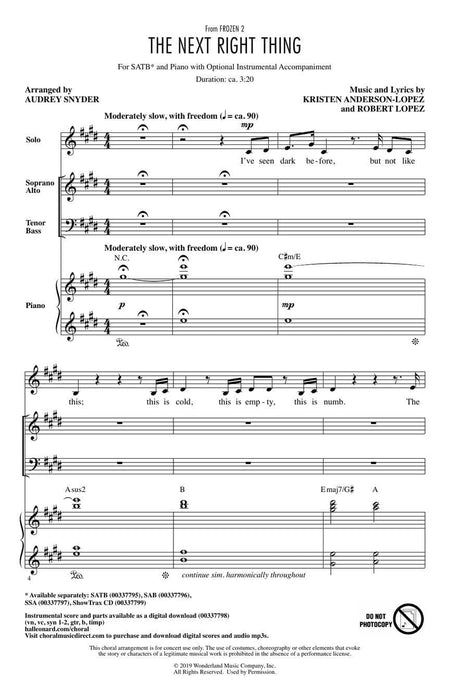 The Next Right Thing from Frozen 2 | 小雅音樂 Hsiaoya Music