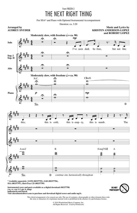 The Next Right Thing from Frozen 2 | 小雅音樂 Hsiaoya Music