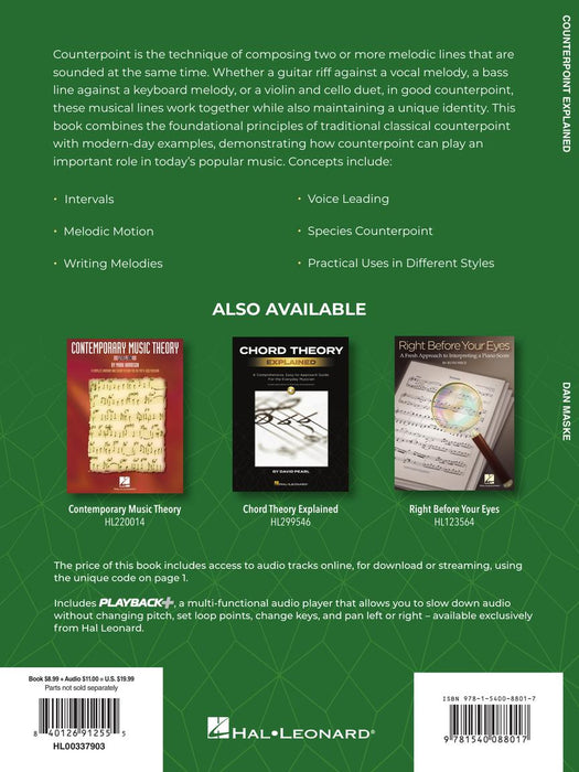 Counterpoint Explained Concepts in Writing Two or More Melodies, Sounded at the Same Time 對位法 | 小雅音樂 Hsiaoya Music