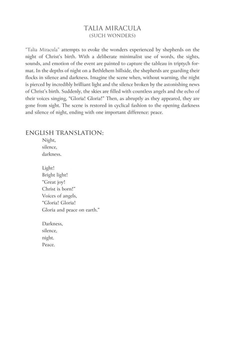 Talia Miracula (Such Wonders) Psallite Choral Series 合唱 | 小雅音樂 Hsiaoya Music