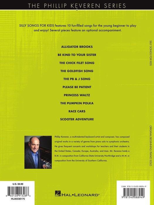 Silly Songs for Kids - The Phillip Keveren Series Alligator Brooks and Other Originals | 小雅音樂 Hsiaoya Music