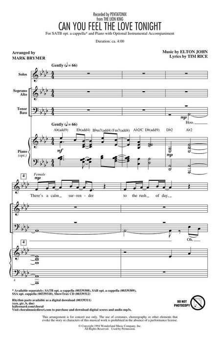 Can You Feel the Love Tonight? | 小雅音樂 Hsiaoya Music