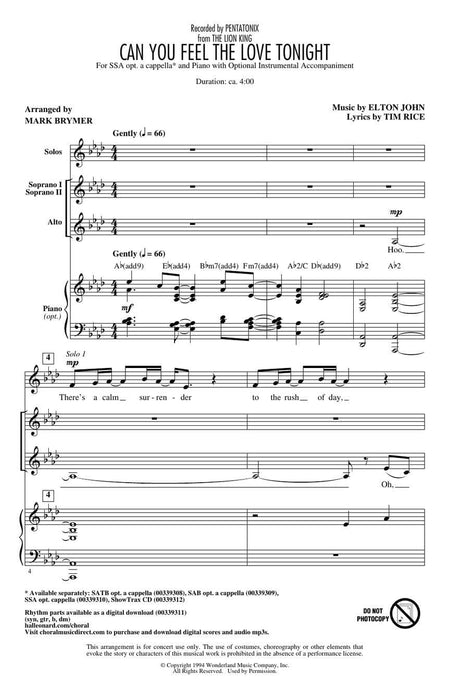 Can You Feel the Love Tonight? | 小雅音樂 Hsiaoya Music