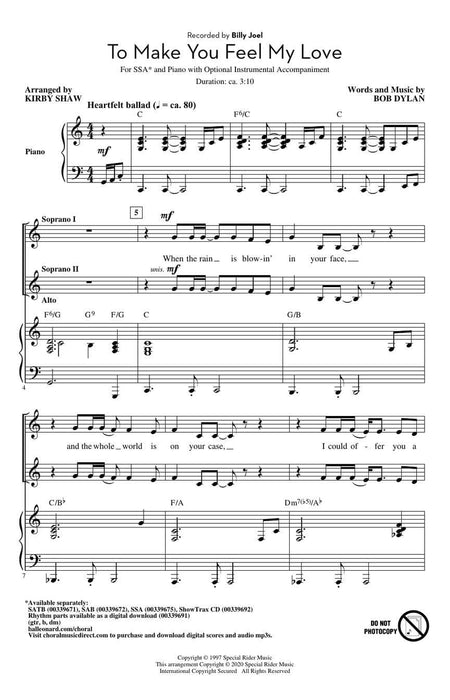 To Make You Feel My Love | 小雅音樂 Hsiaoya Music