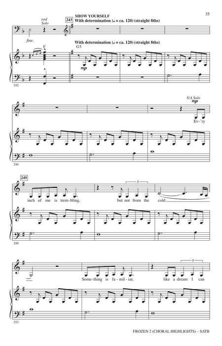 Frozen 2 (Choral Highlights) 合唱 | 小雅音樂 Hsiaoya Music