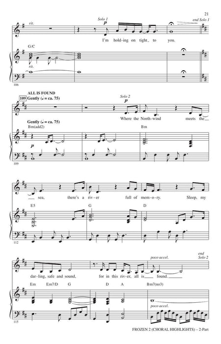 Frozen 2 (Choral Highlights) 合唱 | 小雅音樂 Hsiaoya Music