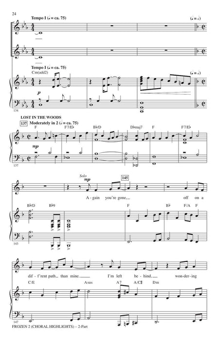 Frozen 2 (Choral Highlights) 合唱 | 小雅音樂 Hsiaoya Music