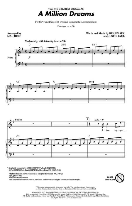 A Million Dreams from The Greatest Showman | 小雅音樂 Hsiaoya Music