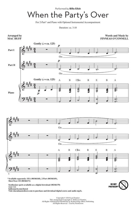 When the Party's Over | 小雅音樂 Hsiaoya Music