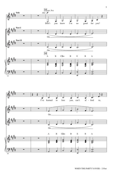 When the Party's Over | 小雅音樂 Hsiaoya Music