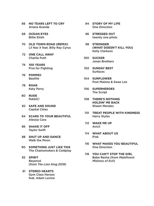 Pop Songs for Kids - Super Easy Songbook | 小雅音樂 Hsiaoya Music