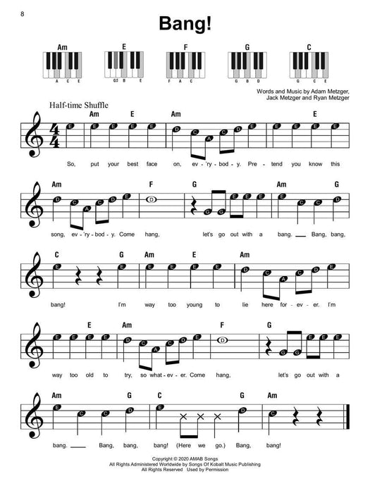 Pop Songs for Kids - Super Easy Songbook | 小雅音樂 Hsiaoya Music