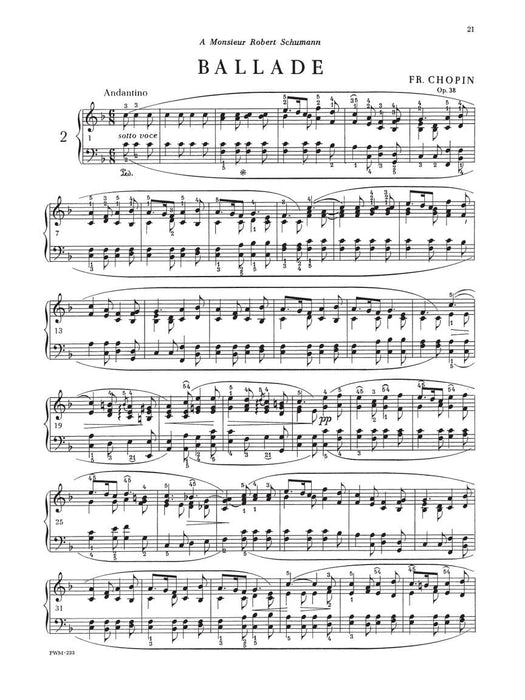 Ballades Chopin Complete Works Vol. III 蕭邦 敘事曲 鋼琴 波蘭版 | 小雅音樂 Hsiaoya Music