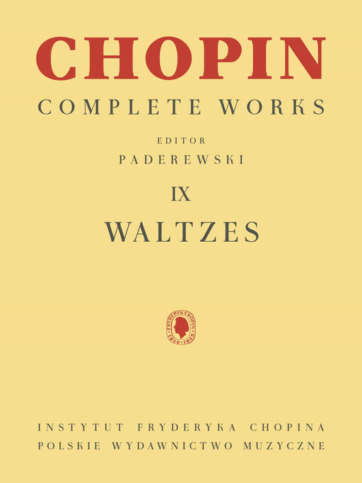 Waltzes Chopin Complete Works Vol. IX 蕭邦 鋼琴 波蘭版 | 小雅音樂 Hsiaoya Music