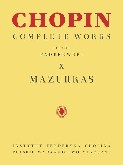 Mazurkas Chopin Complete Works Vol. X 蕭邦 馬祖卡 鋼琴 波蘭版 | 小雅音樂 Hsiaoya Music