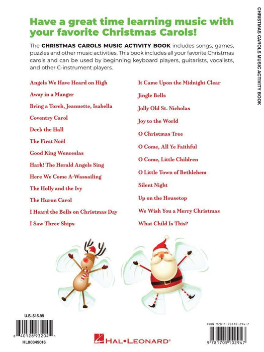 Christmas Carols Music Activity Book 耶誕頌歌 | 小雅音樂 Hsiaoya Music