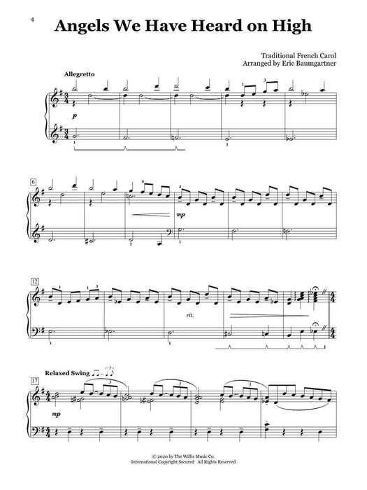 Eric Baumgartner's Jazz It Up! Christmas - 2nd Edition Mid-Intermediate Level 爵士音樂 | 小雅音樂 Hsiaoya Music