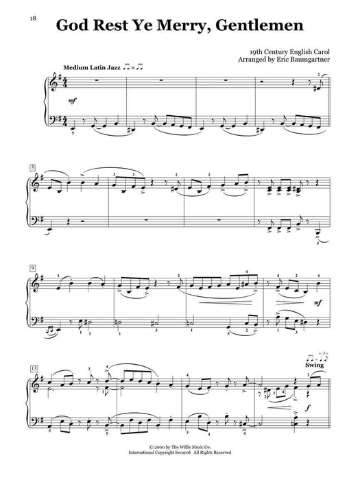 Eric Baumgartner's Jazz It Up! Christmas - 2nd Edition Mid-Intermediate Level 爵士音樂 | 小雅音樂 Hsiaoya Music