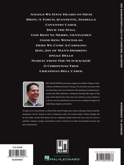 Eric Baumgartner's Jazz It Up! Christmas - 2nd Edition Mid-Intermediate Level 爵士音樂 | 小雅音樂 Hsiaoya Music