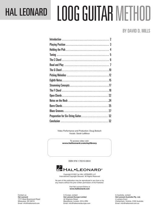 Hal Leonard Loog Guitar Method with Video Demonstrations! 吉他 | 小雅音樂 Hsiaoya Music