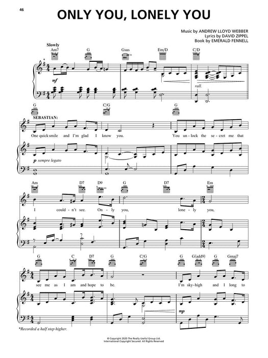 Andrew Lloyd Webber's Cinderella Piano/Vocal Selections Based on the Original Album Recording 聲樂 灰姑娘 | 小雅音樂 Hsiaoya Music