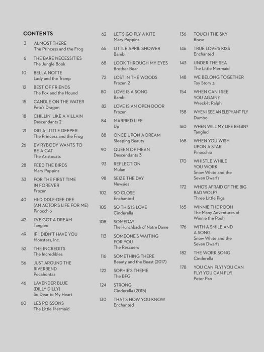 Simple Disney Songs The Easiest Easy Piano Songs 鋼琴 | 小雅音樂 Hsiaoya Music